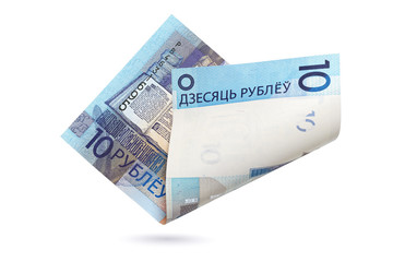 10 Belarusian rubles isolated.