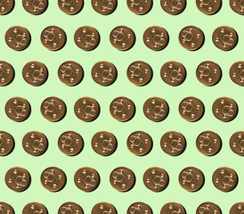 Doodle pattern can for print design. Modern geometric background. Modern trendy illustration. Abstract geometric pattern. Can ornament set. Geometric template. Abstract seamless pattern.