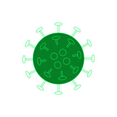 Corona Virus Schematische Darstellung