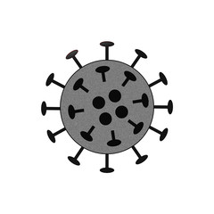Obraz premium Corona Virus Schematische Darstellung