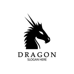 Dragon vector icon illustration
