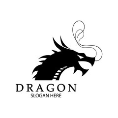 Dragon vector icon illustration