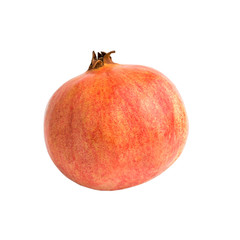 Pomegranate fruit isolated on white background, food concept, Clipping Path