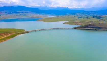 Woodstock Dam in the Tugela River near Bergville, south africa © familie-eisenlohr.de