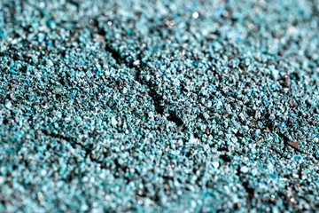 土の背景を水色系にしました　クローズアップとコピースペース
