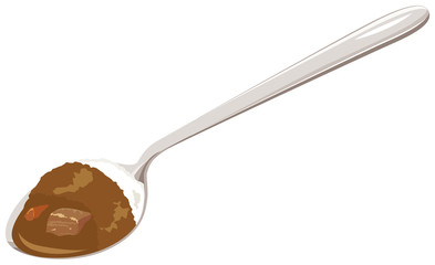 カレーライスひとくちサイズ