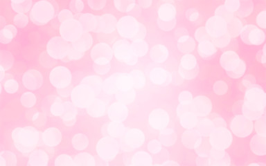 Luxury pink blur abstract background with bokeh lights for backgrounds concept of valentine day.