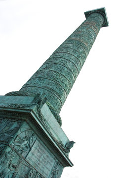 Collone Vend&ocirc;me, Siegess&auml;ule in Paris, Froschpespektive