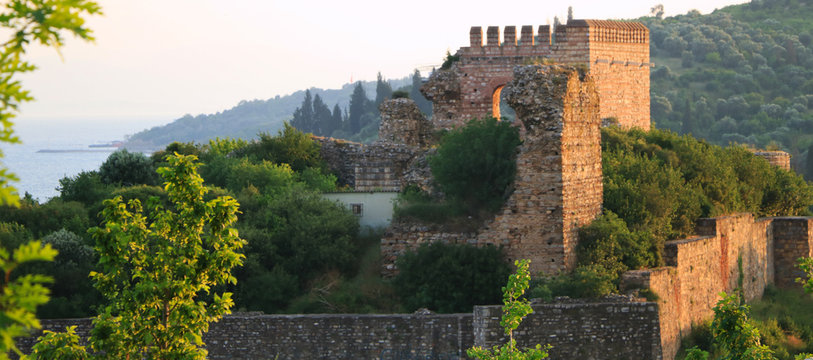 Ancient Eskihisar Castle in Gebze, Kocaeli,