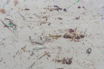 Old wood table with texture and dust