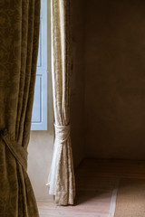 Curtains in Renaissance castle