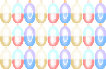 background with abstract bottle motif, cosmetic, hygiene, color background, motif for wallpaper, fabrics, background, surface motif, textile, decoration, press, pub, pack