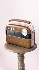 old Indian restored classic radio