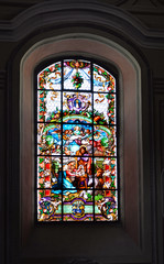 Kirchenfenster in Sankt Veit in Krems an der Donau