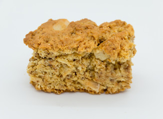 Rusk on white background