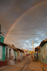 Arc en ciel à Trinidad, Cuba