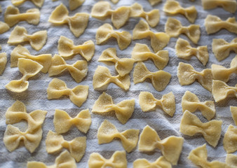 Farfalle hand gemacht