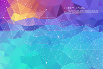 low poly abstract background