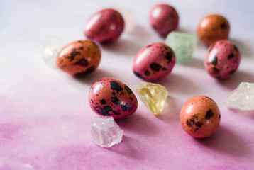 colorful easter eggs
