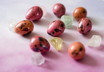 colorful easter eggs