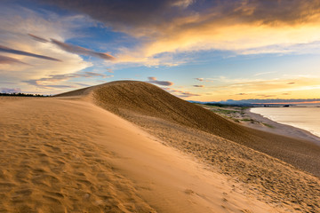 Fototapeta na wymiar Tottori, Japan Sand Dunes