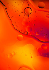 Sharp yellow and orange colors.