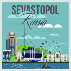 city in Crimea - port of Sevastopol