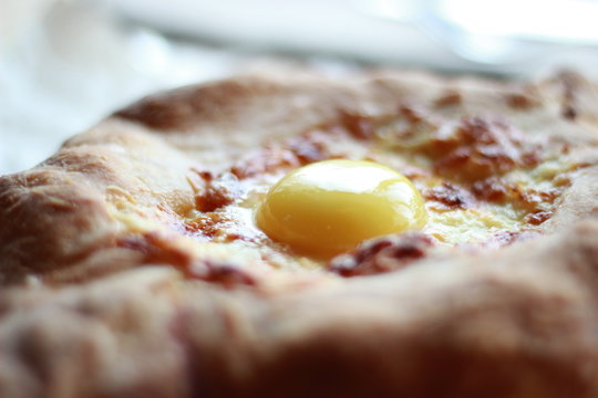 Georgian cheese-pie (khachapuri)