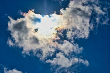 Himmel mit Wolken