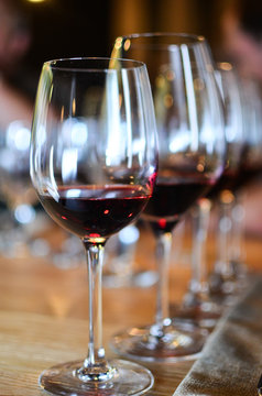 glass of red wine