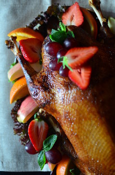 whole roast duck