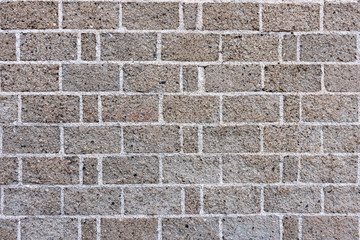 Old gray brick wall background