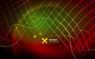 Abstract background - neon line design for Wallpaper, Banner, Background, Card, Book Illustration, landing page