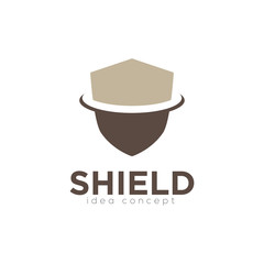 Creative Shield Concept Logo Design Template