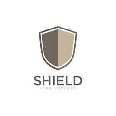 Creative Shield Concept Logo Design Template
