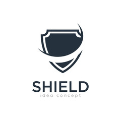 Creative Shield Concept Logo Design Template