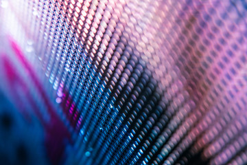 CloseUp LED blurred screen. LED soft focus background. abstract background ideal for design.