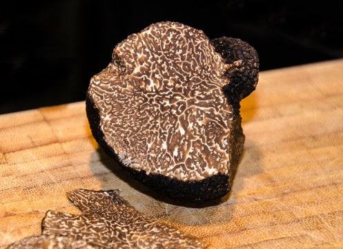 belle truffe coupe tranche