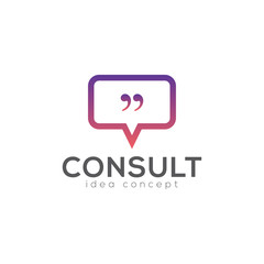 Creative Consulting Concept Logo Design Template