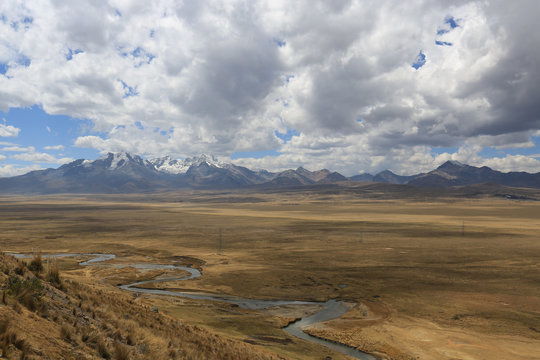 Peruvian landscape, towards the Conococha pass