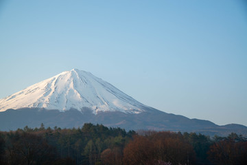 冬の富士山