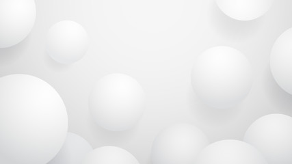 Vector white ball abstract background
