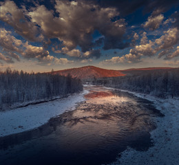 Getkan River. Amur Region. Russia.