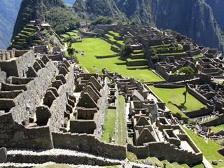 Vista di Machu Picchu in Per&ugrave;