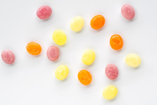 colourful hard candy