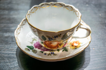 antique cup of tea