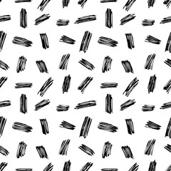 Abstract seamless hand-drawn pattern