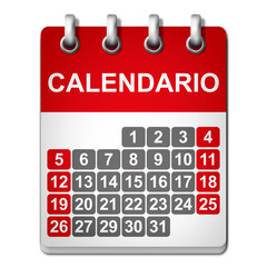 Office calendar month icon - SPANISH