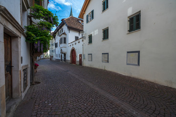 Architecture of Saint Poalo in the municipality of Appiano in Italian South Tyrol.