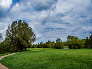 Fototapeta premium EMPTY GOLF COURSE